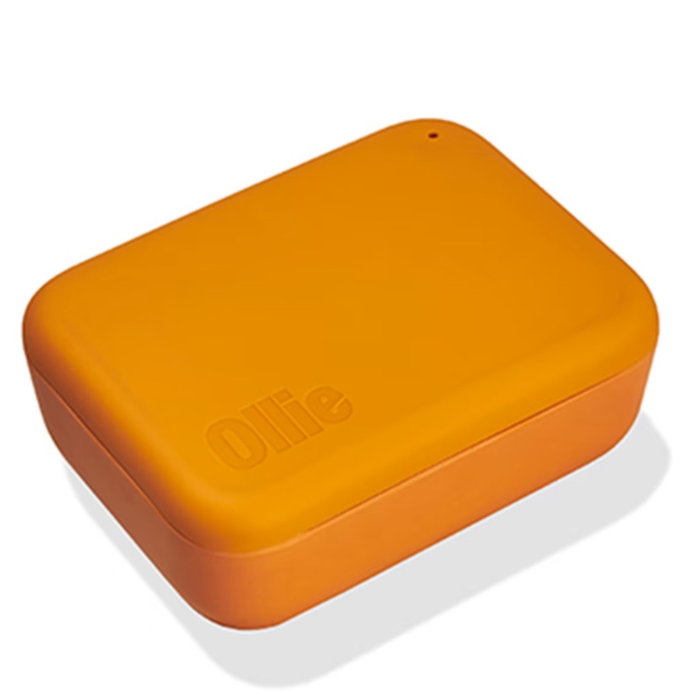 2 Orange Ollie Storage Box with 2 green scoop